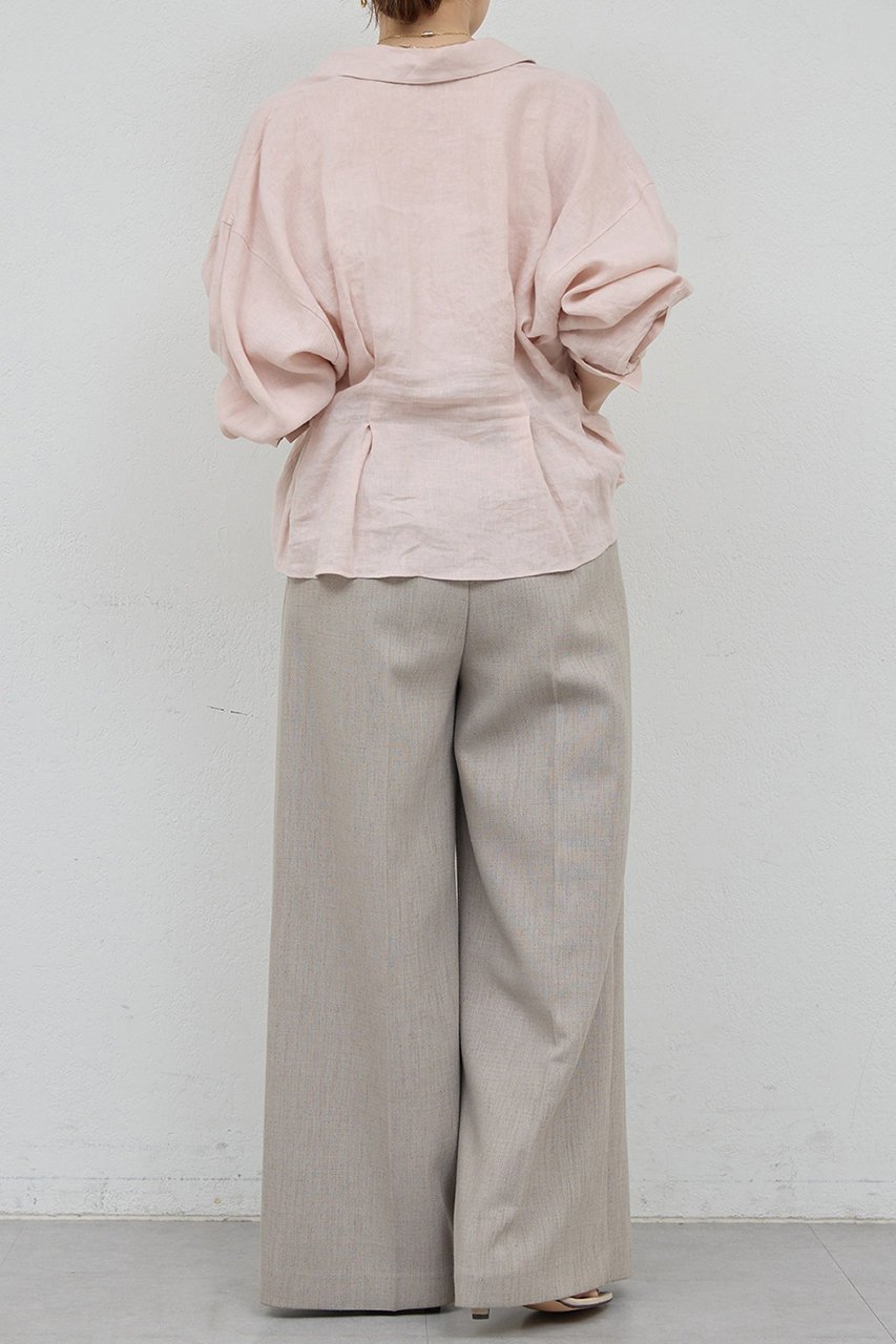 【ガリャルダガランテ/GALLARDAGALANTE】の【WEB限定】ウエストシェイプシャツ 人気、トレンドファッション・服の通販 founy(ファニー) 　ファッション　Fashion　レディースファッション　Fashion for Women　トップス・カットソー　Cut & Sew Tops　シャツ・ブラウス・オフィスカジュアル　Elegant Blouses & Button-Ups　2026年　2026　スキッパー　Skipper, Open Collar　スリーブ　Sleeve, Long Sleeve / Short Sleeve　デニム　Denim, Jeans Material　ロング　Long, Long-Length　ワイド　Wide, Wide Fit　夏　Summer　春　Spring　S/S・春夏　SS, Spring/Summer, Warm Season　other-4|ID: prp329100004861784 ipo3291000000036058089