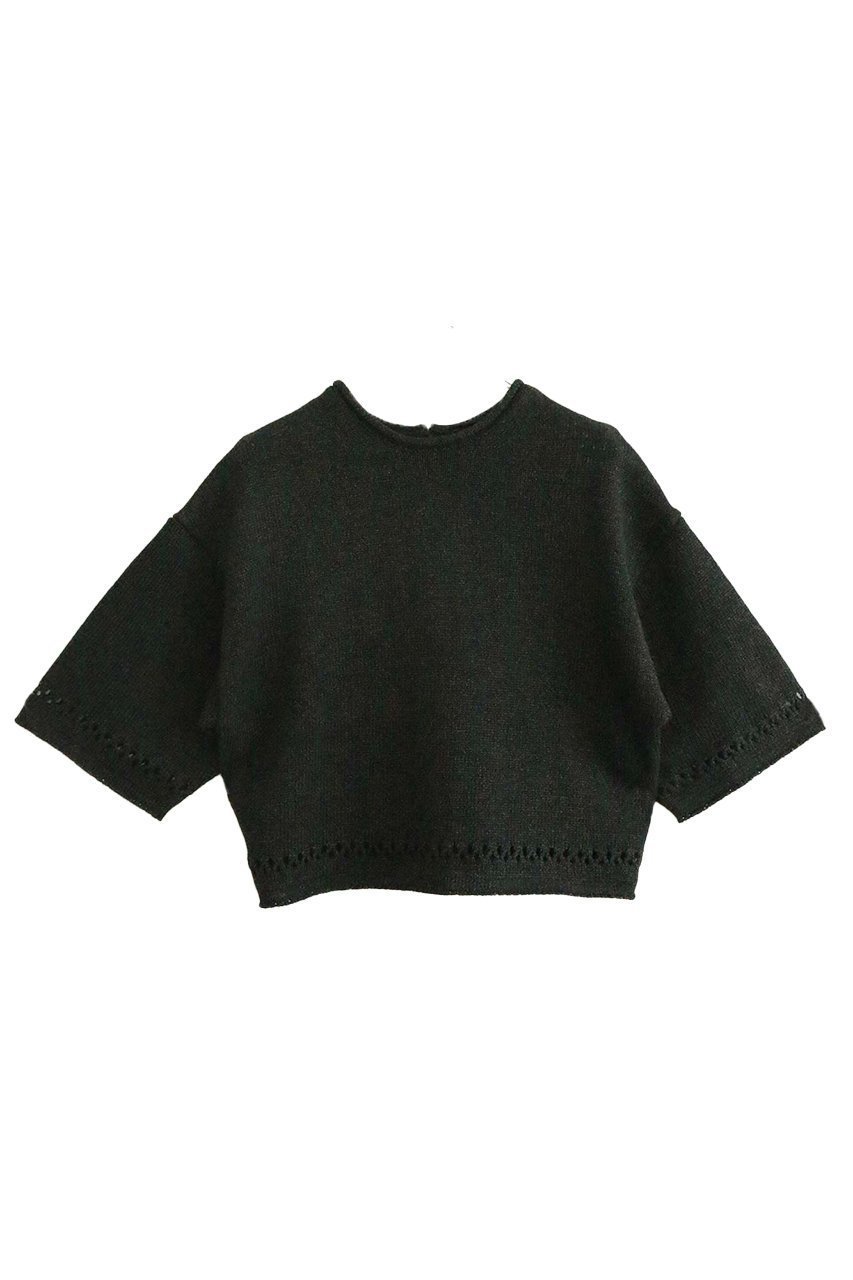 【マリリンムーン/MARILYN MOON】の【WALANCE】ペーパーニット2wayハーフスリーブトップス 人気、トレンドファッション・服の通販 founy(ファニー) ファッション Fashion レディースファッション Fashion for Women トップス・カットソー Cut & Sew Tops ニット Knit Tops & Sweaters カジュアルプルオーバー・ニットトップス Pullovers & Knit Tops / Casual Pullovers 2026年 2026 クロップド Cropped, Short Length コンパクト Compact, Small Size シンプル Simple, Minimal バランス Balance, Style Balance ペーパー Paper, Kraft Paper ボトム Bottoms, Lower Wear 夏 Summer 春 Spring S/S・春夏 SS, Spring/Summer, Warm Season 透かし Cut-Out, Lacework other-1|ID: prp329100004861786 ipo3291000000036058106