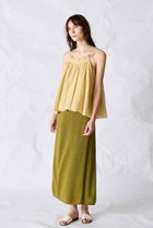 【マリリンムーン/MARILYN MOON】の【WALANCE】ペーパーニットラップスカート 人気、トレンドファッション・服の通販 founy(ファニー) ファッション Fashion レディースファッション Fashion for Women スカート Skirts ロングスカート Long Skirts / Maxi & Midi Skirts 2026年 2026 サマー Summer, Summer Style リゾート Resort, Vacation Style ロング Long, Long-Length 夏 Summer 春 Spring S/S・春夏 SS, Spring/Summer, Warm Season thumbnail オリーブ|ID: prp329100004861788 ipo3291000000036058121