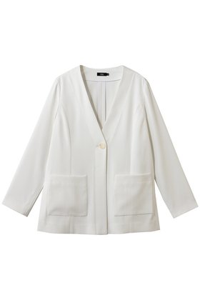 【エムフィル/M Fil】のトリアセ ボディシェル ノーカラージャケット 人気、トレンドファッション・服の通販 founy(ファニー) ファッション Fashion レディースファッション Fashion for Women アウター Coat / Outerwear Collection レディースジャケット・軽アウター Jackets ノーカラージャケット / シンプル上品コーデ Collarless Jackets 2026年 2026 カーディガン Cardigan, Knitwear シンプル Simple, Minimal ジャケット Jacket, Outerwear ストレッチ Stretch, Stretchy Fabric スリット Slit, Slit Detail ドレープ Drape, Draping Fabric ワイド Wide, Wide Fit 夏 Summer 春 Spring S/S・春夏 SS, Spring/Summer, Warm Season |ID:prp329100004861946