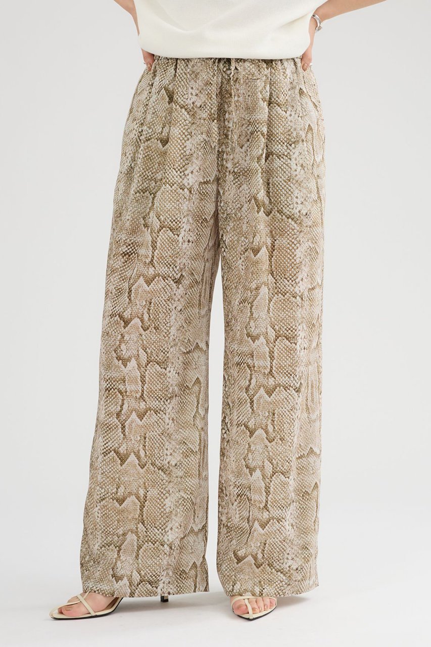 【カオス/Chaos】のエッセンシャリーパンツ 人気、トレンドファッション・服の通販 founy(ファニー) 　ファッション　Fashion　レディースファッション　Fashion for Women　パンツ　Pants & Trousers　イタリア　Italy　春　Spring　洗える　Machine Washable　パイソン　Python, Snakeskin Pattern　プリント　Print, Printed Pattern　モダン　Modern, Contemporary　リアル　Real, Realistic　リラックス　Relax, Relaxed Fit　S/S・春夏　SS, Spring/Summer, Warm Season　夏　Summer　2026年　2026　other-2|ID: prp329100004861967 ipo3291000000036074378