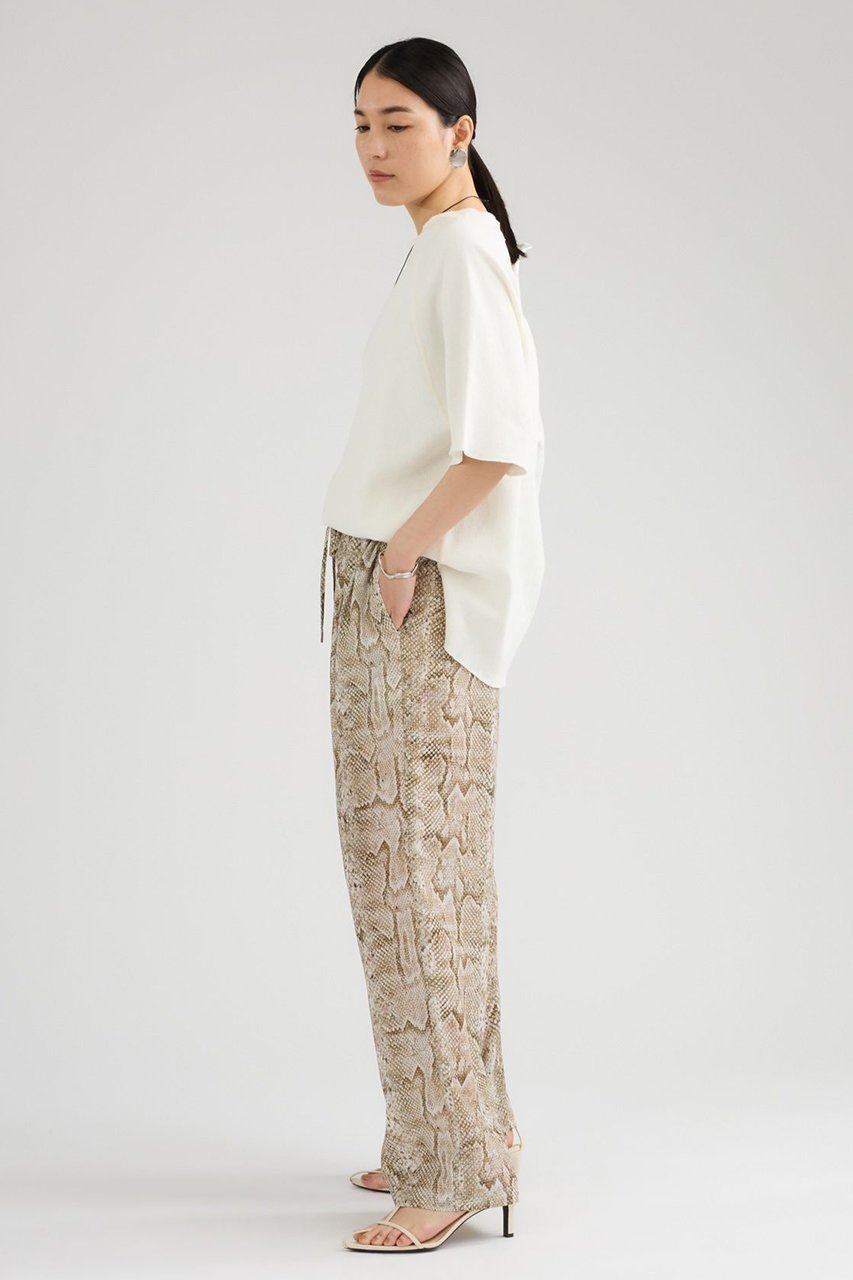 【カオス/Chaos】のエッセンシャリーパンツ 人気、トレンドファッション・服の通販 founy(ファニー) 　ファッション　Fashion　レディースファッション　Fashion for Women　パンツ　Pants & Trousers　イタリア　Italy　春　Spring　洗える　Machine Washable　パイソン　Python, Snakeskin Pattern　プリント　Print, Printed Pattern　モダン　Modern, Contemporary　リアル　Real, Realistic　リラックス　Relax, Relaxed Fit　S/S・春夏　SS, Spring/Summer, Warm Season　夏　Summer　2026年　2026　other-7|ID: prp329100004861967 ipo3291000000036074384