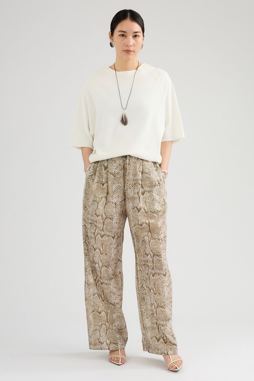 【カオス/Chaos】のエッセンシャリーパンツ 人気、トレンドファッション・服の通販 founy(ファニー) ファッション Fashion レディースファッション Fashion for Women パンツ Pants & Trousers イタリア Italy 春 Spring 洗える Machine Washable パイソン Python, Snakeskin Pattern プリント Print, Printed Pattern モダン Modern, Contemporary リアル Real, Realistic リラックス Relax, Relaxed Fit 夏 Summer other-6|ID: prp329100004861967 ipo3291000000036772452