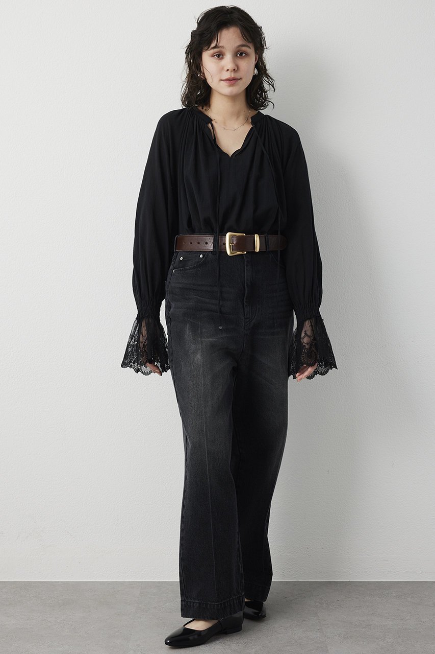 【ウィムガゼット/Whim Gazette】のコットンレースブラウス 人気、トレンドファッション・服の通販 founy(ファニー) ファッション Fashion レディースファッション Fashion for Women トップス・カットソー Cut & Sew Tops シャツ・ブラウス・オフィスカジュアル Elegant Blouses & Button-Ups 2026年 2026 エレガント 上品 Elegant ギャザー Gathered, Ruffled クラシカル Classical, Vintage-Inspired スリーブ Sleeve, Long Sleeve / Short Sleeve レース Lace, Lace Fabric ロング Long, Long-Length 夏 Summer 春 Spring S/S・春夏 SS, Spring/Summer, Warm Season other-2|ID: prp329100004861981 ipo3291000000036074486