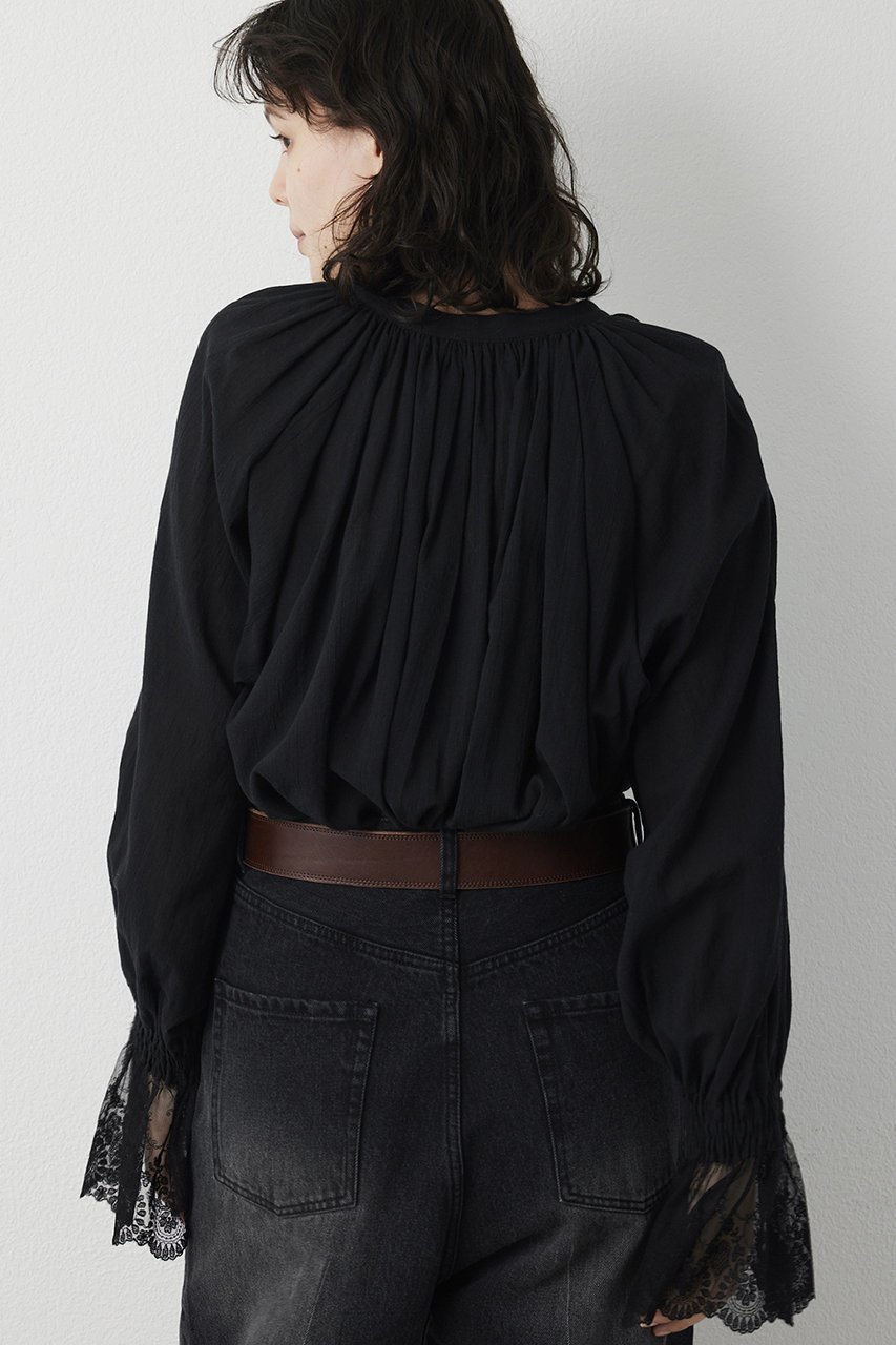 【ウィムガゼット/Whim Gazette】のコットンレースブラウス 人気、トレンドファッション・服の通販 founy(ファニー) ファッション Fashion レディースファッション Fashion for Women トップス・カットソー Cut & Sew Tops シャツ・ブラウス・オフィスカジュアル Elegant Blouses & Button-Ups 2026年 2026 エレガント 上品 Elegant ギャザー Gathered, Ruffled クラシカル Classical, Vintage-Inspired スリーブ Sleeve, Long Sleeve / Short Sleeve レース Lace, Lace Fabric ロング Long, Long-Length 夏 Summer 春 Spring S/S・春夏 SS, Spring/Summer, Warm Season other-4|ID: prp329100004861981 ipo3291000000036074488