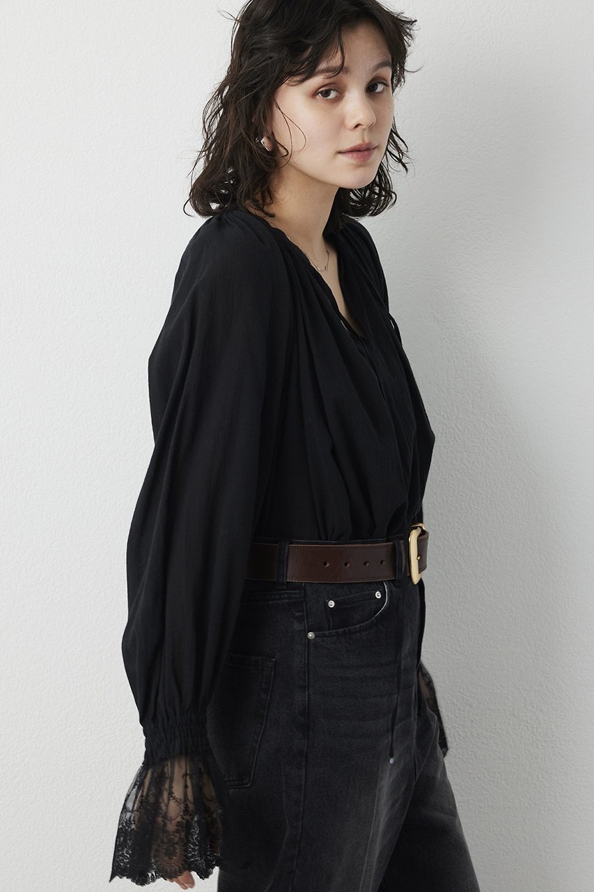 【ウィムガゼット/Whim Gazette】のコットンレースブラウス 人気、トレンドファッション・服の通販 founy(ファニー) ファッション Fashion レディースファッション Fashion for Women トップス・カットソー Cut & Sew Tops シャツ・ブラウス・オフィスカジュアル Elegant Blouses & Button-Ups 2026年 2026 エレガント 上品 Elegant ギャザー Gathered, Ruffled クラシカル Classical, Vintage-Inspired スリーブ Sleeve, Long Sleeve / Short Sleeve レース Lace, Lace Fabric ロング Long, Long-Length 夏 Summer 春 Spring S/S・春夏 SS, Spring/Summer, Warm Season other-5|ID: prp329100004861981 ipo3291000000036074489