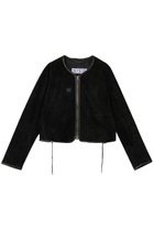 【シシ/sisii】のノーカラースエード ジップアップジャケット 人気、トレンドファッション・服の通販 founy(ファニー) ファッション Fashion レディースファッション Fashion for Women アウター Coat / Outerwear Collection レディースジャケット・軽アウター Jackets インナー Innerwear カーディガン Cardigan, Knitwear ショート Short, Short Length ジャケット Jacket, Outerwear バランス Balance, Style Balance ワイド Wide, Wide Fit thumbnail ブラック|ID: prp329100004861985 ipo3291000000036370924