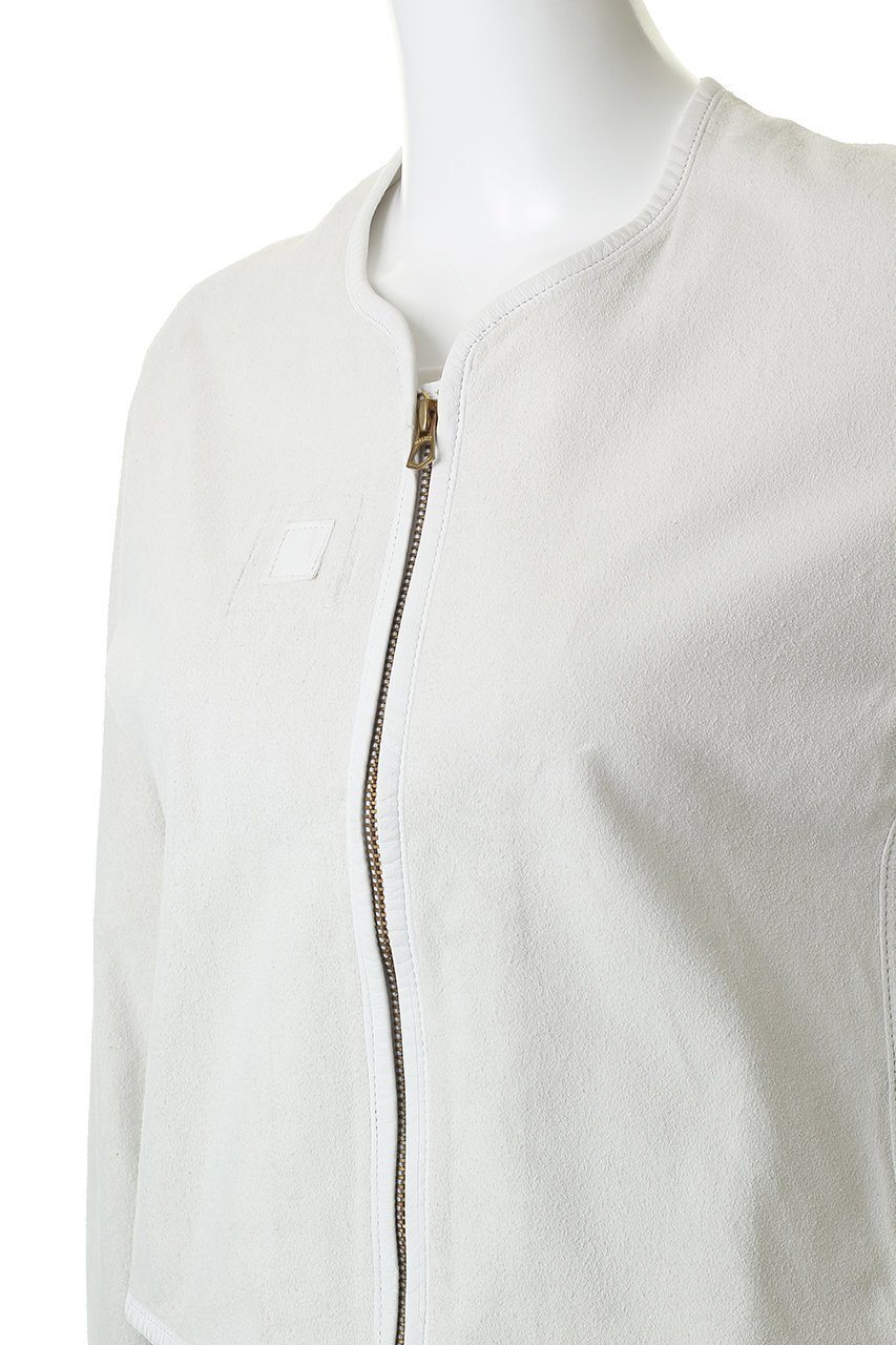 【シシ/sisii】のノーカラースエード ジップアップジャケット 人気、トレンドファッション・服の通販 founy(ファニー) 　ファッション　Fashion　レディースファッション　Fashion for Women　アウター　Coat / Outerwear Collection　レディースジャケット・軽アウター　Jackets　インナー　Innerwear　カーディガン　Cardigan, Knitwear　ショート　Short, Short Length　ジャケット　Jacket, Outerwear　バランス　Balance, Style Balance　ワイド　Wide, Wide Fit　other-7|ID: prp329100004861985 ipo3291000000036370928