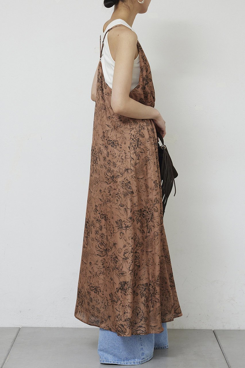 【ガリャルダガランテ/GALLARDAGALANTE】のボタニカルサテンディープVキャミワンピース 人気、トレンドファッション・服の通販 founy(ファニー) ファッション Fashion レディースファッション Fashion for Women ワンピース Dresses キャミソールワンピース Camisole Dresses チュニック Tunic Tops & Dresses 2026年 2026 おすすめ Recommended / Our Picks キャミワンピース Cami Dress, Slip Dress チュニック Tunic, Long Top デニム Denim, Jeans Material ボタニカル Botanical, Floral Pattern ロング Long, Long-Length エレガント 上品 Elegant 夏 Summer 春 Spring S/S・春夏 SS, Spring/Summer, Warm Season other-3|ID: prp329100004861987 ipo3291000000036074536