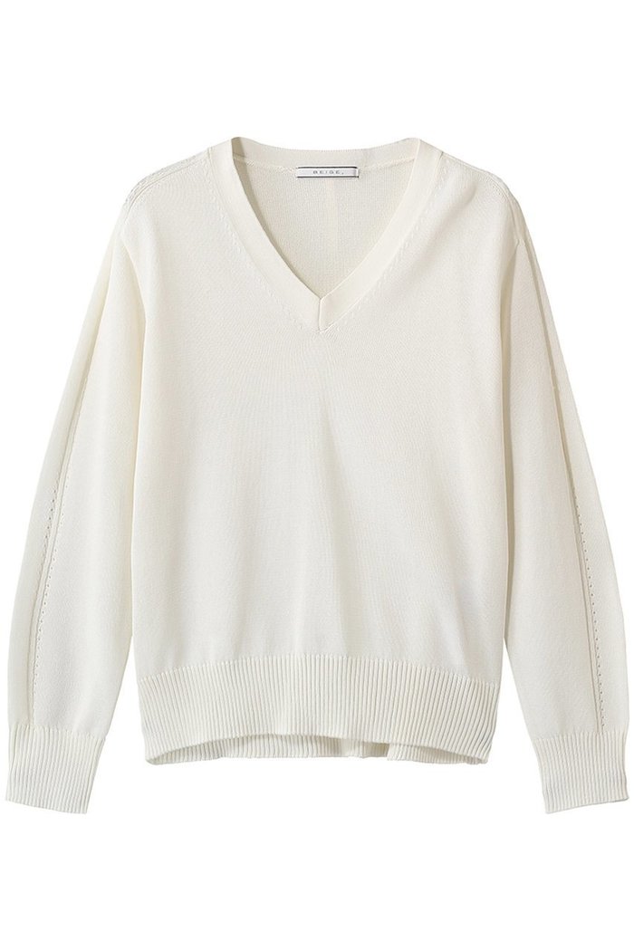 【ベイジ,/BEIGE,】のARSENOPY(アルセノ)/コットンドライタッチ Vネックニット インテリア・キッズ・メンズ・レディースファッション・服の通販 founy(ファニー) https://founy.com/ ファッション Fashion レディースファッション Fashion for Women トップス・カットソー Cut & Sew Tops ニット Knit Tops & Sweaters カジュアルプルオーバー・ニットトップス Pullovers & Knit Tops / Casual Pullovers Vネックトップス V-Neck Tops / V-Cut Neckline Shirts シアー Sheer, See-Through シンプル Simple, Minimal |ID: prp329100004861990 ipo3291000000036808927