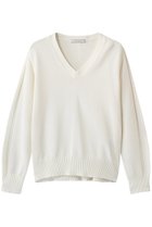 【ベイジ,/BEIGE,】のARSENOPY(アルセノ)/コットンドライタッチ Vネックニット 人気、トレンドファッション・服の通販 founy(ファニー) ファッション Fashion レディースファッション Fashion for Women トップス・カットソー Cut & Sew Tops ニット Knit Tops & Sweaters カジュアルプルオーバー・ニットトップス Pullovers & Knit Tops / Casual Pullovers Vネックトップス V-Neck Tops / V-Cut Neckline Shirts シアー Sheer, See-Through シンプル Simple, Minimal thumbnail Ecru|ID: prp329100004861990 ipo3291000000036808930