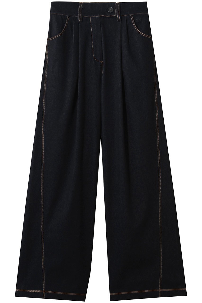 【マックスマーラ/Max Mara】の【MM】SARTA タックパンツ インテリア・キッズ・メンズ・レディースファッション・服の通販 founy(ファニー) ファッション Fashion レディースファッション Fashion for Women パンツ Pants & Trousers 2026年 2026 おすすめ Recommended / Our Picks オレンジ Orange ダメージ Distressed, Destroyed デニム Denim, Jeans Material エレガント 上品 Elegant 夏 Summer 春 Spring S/S・春夏 SS, Spring/Summer, Warm Season ミッドナイトブルー|ID: prp329100004861991 ipo3291000000036074557