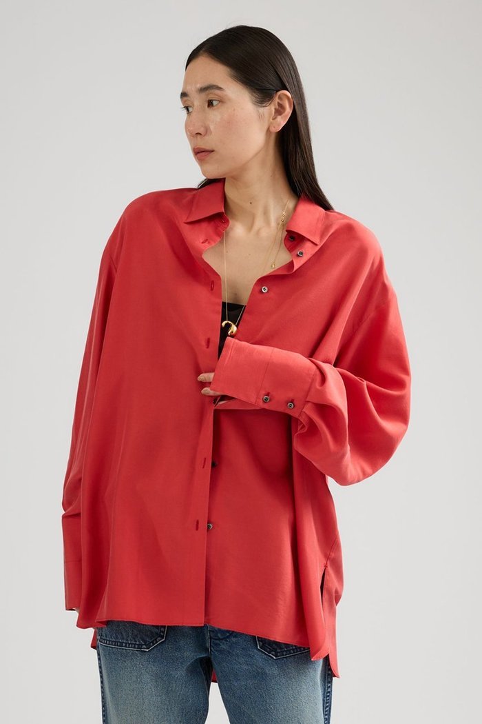 【カオス/Chaos】のブランリーシャツ インテリア・キッズ・メンズ・レディースファッション・服の通販 founy(ファニー) https://founy.com/ ファッション Fashion レディースファッション Fashion for Women トップス・カットソー Cut & Sew Tops シャツ・ブラウス・オフィスカジュアル Elegant Blouses & Button-Ups 春 Spring シルク Silk, 100% Silk シンプル Simple, Minimal スリーブ Sleeve, Long Sleeve / Short Sleeve なめらか Smooth, Silky Texture パターン Pattern, Design Print ベーシック Basic, Essential ロング Long, Long-Length S/S・春夏 SS, Spring/Summer, Warm Season 夏 Summer エレガント 上品 Elegant 2026年 2026 |ID: prp329100004861994 ipo3291000000036074574