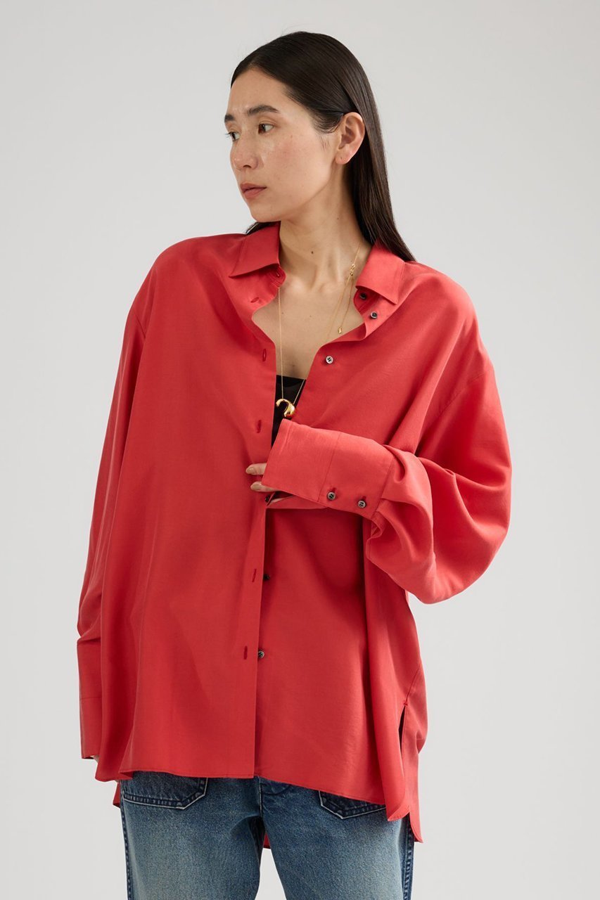 【カオス/Chaos】のブランリーシャツ 人気、トレンドファッション・服の通販 founy(ファニー) ファッション Fashion レディースファッション Fashion for Women トップス・カットソー Cut & Sew Tops シャツ・ブラウス・オフィスカジュアル Elegant Blouses & Button-Ups 春 Spring シルク Silk, 100% Silk シンプル Simple, Minimal スリーブ Sleeve, Long Sleeve / Short Sleeve なめらか Smooth, Silky Texture パターン Pattern, Design Print ベーシック Basic, Essential ロング Long, Long-Length S/S・春夏 SS, Spring/Summer, Warm Season 夏 Summer エレガント 上品 Elegant 2026年 2026 other-1|ID: prp329100004861994 ipo3291000000036074574