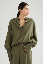 【カオス/Chaos】のブランリーシャツ ダークカーキ|ID: prp329100004861994 ipo3291000000036074576