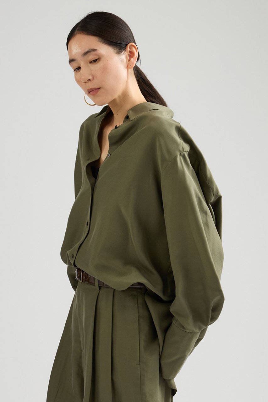 【カオス/Chaos】のブランリーシャツ 人気、トレンドファッション・服の通販 founy(ファニー) ファッション Fashion レディースファッション Fashion for Women トップス・カットソー Cut & Sew Tops シャツ・ブラウス・オフィスカジュアル Elegant Blouses & Button-Ups 春 Spring シルク Silk, 100% Silk シンプル Simple, Minimal スリーブ Sleeve, Long Sleeve / Short Sleeve なめらか Smooth, Silky Texture パターン Pattern, Design Print ベーシック Basic, Essential ロング Long, Long-Length S/S・春夏 SS, Spring/Summer, Warm Season 夏 Summer エレガント 上品 Elegant 2026年 2026 other-3|ID: prp329100004861994 ipo3291000000036074579