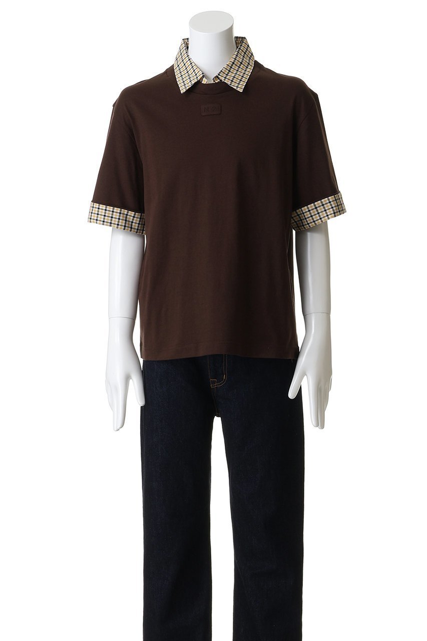 【ヌメロ ヴェントゥーノ/N°21 / MEN】の【MEN】シャツ カラー Tシャツ 人気、トレンドファッション・服の通販 founy(ファニー) ファッション Fashion メンズファッション Fashion for Men トップス・カットソー Cut & Sew Tops メンズシャツ Shirts 2026年 2026 ショート Short, Short Length スラックス Slacks, Dress Pants スリーブ Sleeve, Long Sleeve / Short Sleeve ビジネス 仕事 通勤 Business / Work / Commuting モダン Modern, Contemporary エレガント 上品 Elegant 夏 Summer 春 Spring S/S・春夏 SS, Spring/Summer, Warm Season 無地 Plain, Solid Color other-2|ID: prp329100004862425 ipo3291000000036093668