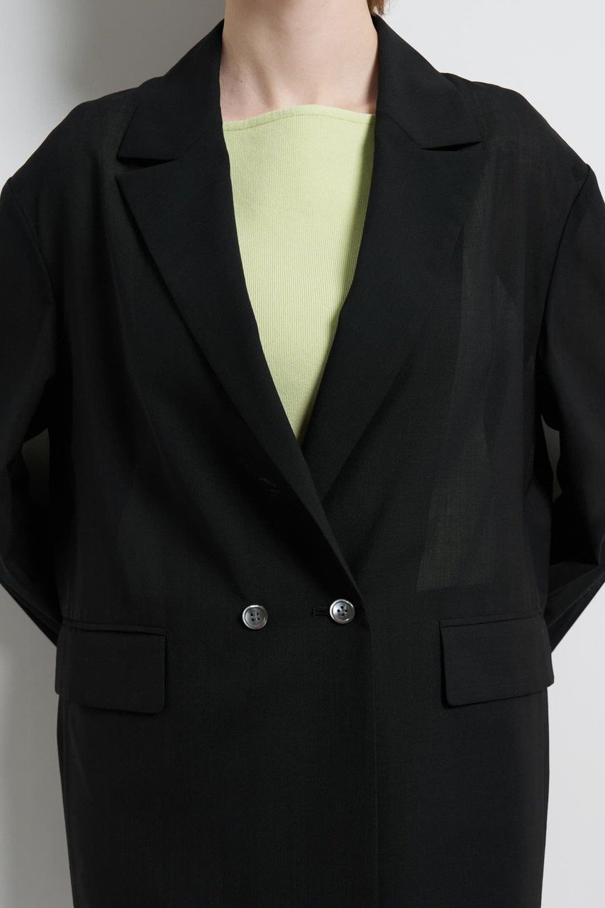 【ランバン オン ブルー/LANVIN en Bleu】のシアーウールテーラードジャケット 人気、トレンドファッション・服の通販 founy(ファニー) ファッション Fashion レディースファッション Fashion for Women アウター Coat / Outerwear Collection レディースジャケット・軽アウター Jackets テーラードジャケット / 通勤・きれいめスタイル Tailored Jackets & Blazers 2026年 2026 シアー Sheer, See-Through ジャケット Jacket, Outerwear フォルム Silhouette, Form 夏 Summer 春 Spring S/S・春夏 SS, Spring/Summer, Warm Season other-5|ID: prp329100004862430 ipo3291000000036103346