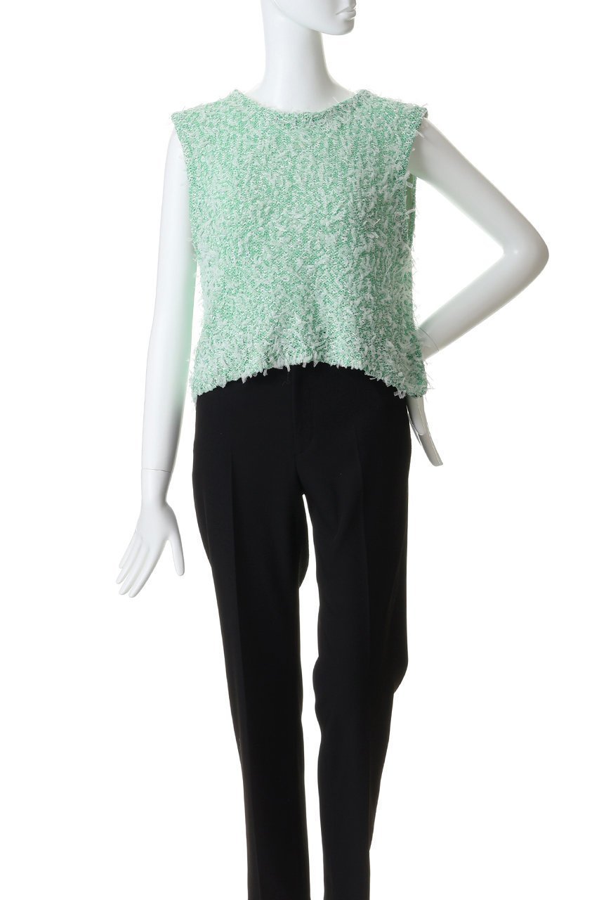 【アダワス/ADAWAS】のチュール ヤーンベスト 人気、トレンドファッション・服の通販 founy(ファニー) ファッション Fashion レディースファッション Fashion for Women トップス・カットソー Cut & Sew Tops ニット Knit Tops & Sweaters ベスト&ジレ / 重ね着スタイル Vests & Gilets カジュアルプルオーバー・ニットトップス Pullovers & Knit Tops / Casual Pullovers 2026年 2026 クロップド Cropped, Short Length シンプル Simple, Minimal チュール Tulip, Tulip Motif フレア Flare, Flared フロント Front, Front Design ベスト Vest, Waistcoat リボン Ribbon, Bow ループ Loop, Loop Knit ワイド Wide, Wide Fit 夏 Summer 春 Spring S/S・春夏 SS, Spring/Summer, Warm Season other-2|ID: prp329100004862433 ipo3291000000036103476