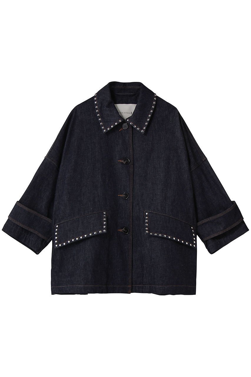 【マッキントッシュ/MACKINTOSH】のHUMBIE デニムジャケットスタッズ 人気、トレンドファッション・服の通販 founy(ファニー) ファッション Fashion レディースファッション Fashion for Women アウター Coat / Outerwear Collection レディースジャケット・軽アウター Jackets デニムジャケット / カジュアルアウター Denim Jackets 2026年 2026 ショルダー Shoulder, Shoulder Strap ショート Short, Short Length ジャケット Jacket, Outerwear スタッズ Studs, Metal Accents デニム Denim, Jeans Material ドロップ Drop Shoulder, Dropped Style ポケット Pocket, Pocket Detail 夏 Summer 春 Spring S/S・春夏 SS, Spring/Summer, Warm Season other-1|ID: prp329100004862437 ipo3291000000036103564