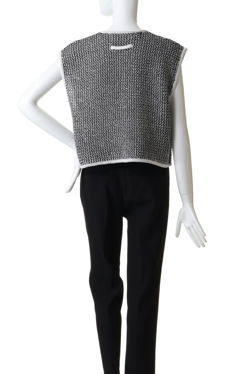 【アダワス/ADAWAS】のリネンブレンド メッシュ ベスト 人気、トレンドファッション・服の通販 founy(ファニー) 　ファッション　Fashion　レディースファッション　Fashion for Women　アウター　Coat / Outerwear Collection　レディースジャケット・軽アウター　Jackets　2026年　2026　コンパクト　Compact, Small Size　ジャケット　Jacket, Outerwear　センター　Center, Center Line　パターン　Pattern, Design Print　フロント　Front, Front Design　ベスト　Vest, Waistcoat　メッシュ　Mesh, Net Fabric　リネン　Linen, Linen Fabric　夏　Summer　春　Spring　S/S・春夏　SS, Spring/Summer, Warm Season　other-4|ID: prp329100004862440 ipo3291000000036103592