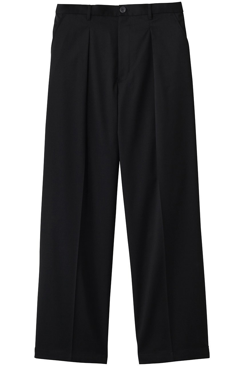 【メゾンスペシャル/MAISON SPECIAL】の【UNISEX】プライムワイドワンタックパンツ インテリア・キッズ・メンズ・レディースファッション・服の通販 founy(ファニー) 　ファッション　Fashion　レディースファッション　Fashion for Women　パンツ　Pants & Trousers　2026年　2026　ユニセックス　Unisex, Genderless　なめらか　Smooth, Silky Texture　ツイル　Twist, Twisted Detail　エレガント 上品　Elegant　夏　Summer　春　Spring　S/S・春夏　SS, Spring/Summer, Warm Season　BLK(ブラック)|ID: prp329100004862443 ipo3291000000036103652