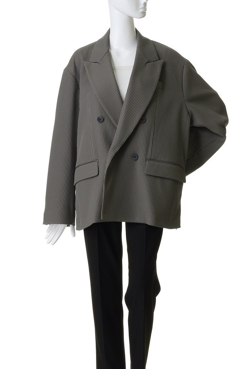 【メゾンスペシャル/MAISON SPECIAL】の【UNISEX】オメガリブプライムオーバーダブルジャケット 人気、トレンドファッション・服の通販 founy(ファニー) 　ファッション　Fashion　レディースファッション　Fashion for Women　アウター　Coat / Outerwear Collection　レディースジャケット・軽アウター　Jackets　2026年　2026　ユニセックス　Unisex, Genderless　ジップ　Zip, Zipper　ジャケット　Jacket, Outerwear　スリット　Slit, Slit Detail　ダブル　Double, Double-Breasted　夏　Summer　春　Spring　S/S・春夏　SS, Spring/Summer, Warm Season　other-2|ID: prp329100004862446 ipo3291000000036103681