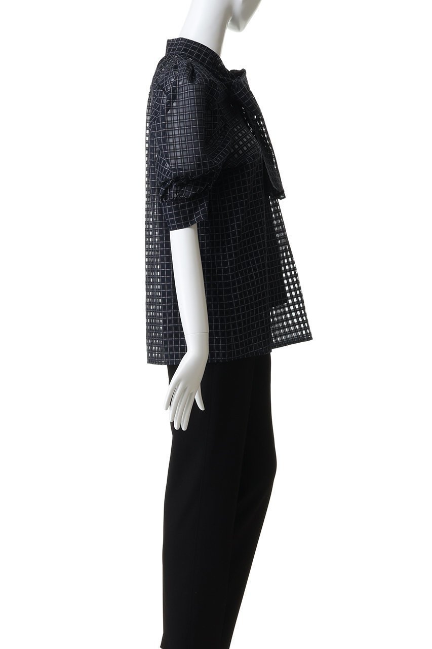 【コルコバード/CORCOVADO】のコットンシルクシアーチェックブラウス 人気、トレンドファッション・服の通販 founy(ファニー) ファッション Fashion レディースファッション Fashion for Women トップス・カットソー Cut & Sew Tops シャツ・ブラウス・オフィスカジュアル Elegant Blouses & Button-Ups インナー Innerwear キャミソール Camisole, Spaghetti Strap Top シアー Sheer, See-Through ショート Short, Short Length シルク Silk, 100% Silk スリーブ Sleeve, Long Sleeve / Short Sleeve チェック Check, Plaid, Tartan フェミニン Feminine, Girly リボン Ribbon, Bow エレガント 上品 Elegant 新作・新入荷 New Arrivals / New In other-3|ID: prp329100004862874 ipo3291000000036144880