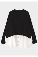 【ル フィル/LE PHIL】のレイヤードプルオーバー 人気、トレンドファッション・服の通販 founy(ファニー) ファッション Fashion レディースファッション Fashion for Women トップス・カットソー Cut & Sew Tops ニット Knit Tops & Sweaters カジュアルプルオーバー・ニットトップス Pullovers & Knit Tops / Casual Pullovers インナー Innerwear エレガント 上品 Elegant 春 Spring シンプル Simple, Minimal ドッキング Docking, Mixed Material バランス Balance, Style Balance ビッグ Big, Oversized ボトム Bottoms, Lower Wear S/S・春夏 SS, Spring/Summer, Warm Season 夏 Summer 2026年 2026 |ID:prp329100004862876