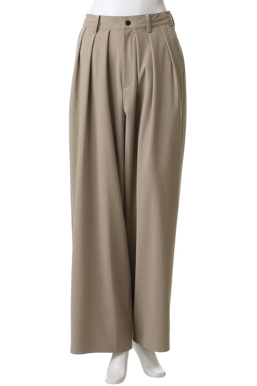 【フォルフォルモ/FORFORMO】のJersey Tuck Wide Pants 人気、トレンドファッション・服の通販 founy(ファニー) 　ファッション　Fashion　レディースファッション　Fashion for Women　パンツ　Pants & Trousers　おすすめ　Recommended / Our Picks　ファブリック　Fabric, Textile　ワイド　Wide, Wide Fit　エレガント 上品　Elegant　other-2|ID: prp329100004862882 ipo3291000000036220580