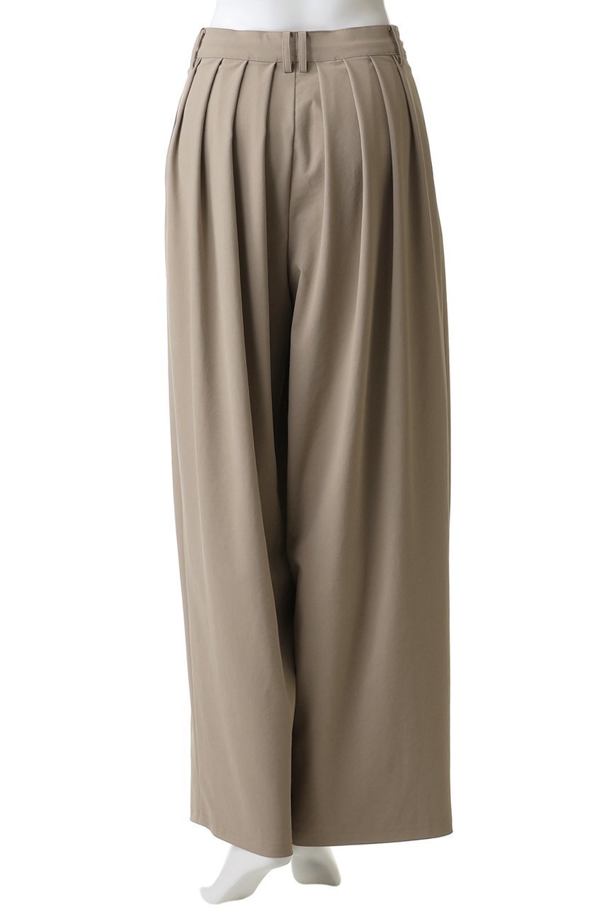 【フォルフォルモ/FORFORMO】のJersey Tuck Wide Pants 人気、トレンドファッション・服の通販 founy(ファニー) 　ファッション　Fashion　レディースファッション　Fashion for Women　パンツ　Pants & Trousers　おすすめ　Recommended / Our Picks　ファブリック　Fabric, Textile　ワイド　Wide, Wide Fit　エレガント 上品　Elegant　other-4|ID: prp329100004862882 ipo3291000000036220584