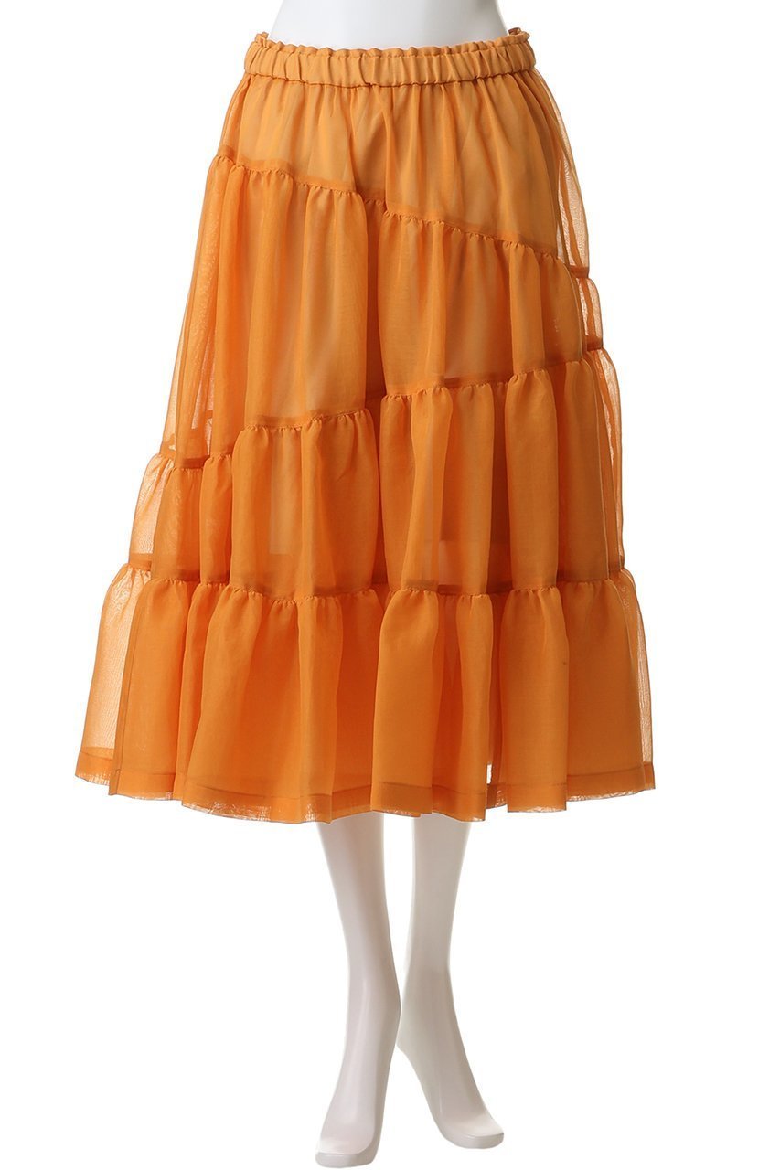 【フォルフォルモ/FORFORMO】のSheer Gathered Skirt 人気、トレンドファッション・服の通販 founy(ファニー) 　ファッション　Fashion　レディースファッション　Fashion for Women　スカート　Skirts　ロングスカート　Long Skirts / Maxi & Midi Skirts　2026年　2026　エレガント 上品　Elegant　スウェット / スエット　Sweatshirt, Sweatwear　スポーティ　Sporty, Casual Athletic　トレンド　Trend, Trending Now　ブルゾン　Blouson, Bomber Jacket　ペチコート　Petticoat, Underskirt　ボトム　Bottoms, Lower Wear　ロング　Long, Long-Length　夏　Summer　春　Spring　S/S・春夏　SS, Spring/Summer, Warm Season　other-2|ID: prp329100004862883 ipo3291000000036145008