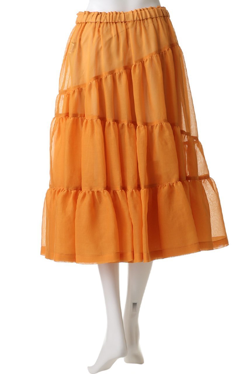 【フォルフォルモ/FORFORMO】のSheer Gathered Skirt 人気、トレンドファッション・服の通販 founy(ファニー) 　ファッション　Fashion　レディースファッション　Fashion for Women　スカート　Skirts　ロングスカート　Long Skirts / Maxi & Midi Skirts　2026年　2026　エレガント 上品　Elegant　スウェット / スエット　Sweatshirt, Sweatwear　スポーティ　Sporty, Casual Athletic　トレンド　Trend, Trending Now　ブルゾン　Blouson, Bomber Jacket　ペチコート　Petticoat, Underskirt　ボトム　Bottoms, Lower Wear　ロング　Long, Long-Length　夏　Summer　春　Spring　S/S・春夏　SS, Spring/Summer, Warm Season　other-4|ID: prp329100004862883 ipo3291000000036145012