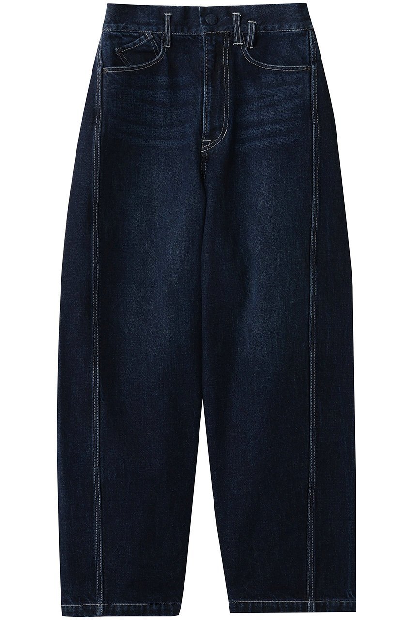 【フォルフォルモ/FORFORMO】のAdjustable Denim Pants インテリア・キッズ・メンズ・レディースファッション・服の通販 founy(ファニー) ファッション Fashion レディースファッション Fashion for Women パンツ Pants & Trousers デニムパンツ・ジーンズ・美脚デニム Denim Jeans & Pants 2026年 2026 グラフィック Graphic, Graphic Design ストレッチ Stretch, Stretchy Fabric デニム Denim, Jeans Material フォルム Silhouette, Form プリント Print, Printed Pattern ポケット Pocket, Pocket Detail ラウンド Round, Round Neck ワイド Wide, Wide Fit 夏 Summer 春 Spring S/S・春夏 SS, Spring/Summer, Warm Season ネイビー|ID: prp329100004862885 ipo3291000000036145040