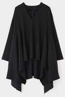 【ル フィル/LE PHIL】の2WAYツイルイレギュラーヘムブラウス 人気、トレンドファッション・服の通販 founy(ファニー) ファッション Fashion レディースファッション Fashion for Women トップス・カットソー Cut & Sew Tops シャツ・ブラウス・オフィスカジュアル Elegant Blouses & Button-Ups おすすめ Recommended / Our Picks イレギュラーヘム Irregular Hem スリーブ Sleeve, Long Sleeve / Short Sleeve ドレープ Drape, Draping Fabric ビッグ Big, Oversized ロング Long, Long-Length 定番 Standard, Basic Item 新作・新入荷 New Arrivals / New In ビジネス 仕事 通勤 Business / Work / Commuting |ID:prp329100004862887