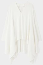 【ル フィル/LE PHIL】の2WAYツイルイレギュラーヘムブラウス 人気、トレンドファッション・服の通販 founy(ファニー) ファッション Fashion レディースファッション Fashion for Women トップス・カットソー Cut & Sew Tops シャツ・ブラウス・オフィスカジュアル Elegant Blouses & Button-Ups おすすめ Recommended / Our Picks イレギュラーヘム Irregular Hem スリーブ Sleeve, Long Sleeve / Short Sleeve ドレープ Drape, Draping Fabric ビッグ Big, Oversized ロング Long, Long-Length 定番 Standard, Basic Item 新作・新入荷 New Arrivals / New In ビジネス 仕事 通勤 Business / Work / Commuting thumbnail ホワイト|ID: prp329100004862887 ipo3291000000036145066