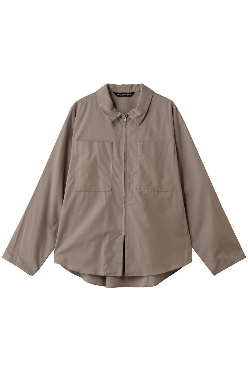 【ミズイロ インド/mizuiro ind】のzip shirt シャツ インテリア・キッズ・メンズ・レディースファッション・服の通販 founy(ファニー) ファッション Fashion レディースファッション Fashion for Women トップス・カットソー Cut & Sew Tops シャツ・ブラウス・オフィスカジュアル Elegant Blouses & Button-Ups 2026年 2026 スラックス Slacks, Dress Pants スリーブ Sleeve, Long Sleeve / Short Sleeve デニム Denim, Jeans Material ポケット Pocket, Pocket Detail ロング Long, Long-Length ワーク Workwear, Utility Style 夏 Summer 春 Spring S/S・春夏 SS, Spring/Summer, Warm Season beige|ID: prp329100004862895 ipo3291000000036145168