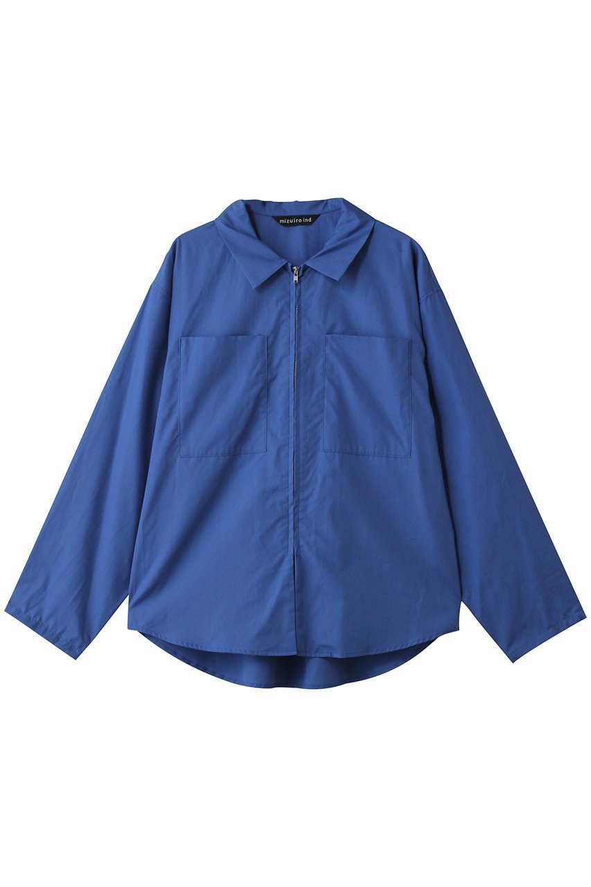 【ミズイロ インド/mizuiro ind】のzip shirt シャツ インテリア・キッズ・メンズ・レディースファッション・服の通販 founy(ファニー) ファッション Fashion レディースファッション Fashion for Women トップス・カットソー Cut & Sew Tops シャツ・ブラウス・オフィスカジュアル Elegant Blouses & Button-Ups 2026年 2026 スラックス Slacks, Dress Pants スリーブ Sleeve, Long Sleeve / Short Sleeve デニム Denim, Jeans Material ポケット Pocket, Pocket Detail ロング Long, Long-Length ワーク Workwear, Utility Style 夏 Summer 春 Spring S/S・春夏 SS, Spring/Summer, Warm Season blue|ID: prp329100004862895 ipo3291000000036145169