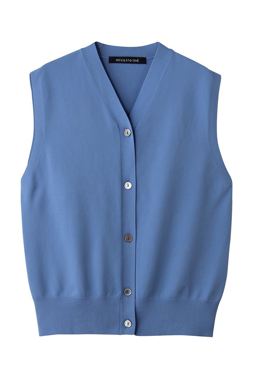 【ミズイロ インド/mizuiro ind】のV neck vest ベスト インテリア・キッズ・メンズ・レディースファッション・服の通販 founy(ファニー) ファッション Fashion レディースファッション Fashion for Women トップス・カットソー Cut & Sew Tops ニット Knit Tops & Sweaters ベスト&ジレ / 重ね着スタイル Vests & Gilets カジュアルプルオーバー・ニットトップス Pullovers & Knit Tops / Casual Pullovers 2026年 2026 シンプル Simple, Minimal ベスト Vest, Waistcoat ベーシック Basic, Essential 夏 Summer 春 Spring S/S・春夏 SS, Spring/Summer, Warm Season l.blue|ID: prp329100004862897 ipo3291000000036145193