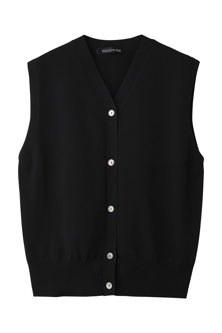 【ミズイロ インド/mizuiro ind】のV neck vest ベスト インテリア・キッズ・メンズ・レディースファッション・服の通販 founy(ファニー) ファッション Fashion レディースファッション Fashion for Women トップス・カットソー Cut & Sew Tops ニット Knit Tops & Sweaters ベスト&ジレ / 重ね着スタイル Vests & Gilets カジュアルプルオーバー・ニットトップス Pullovers & Knit Tops / Casual Pullovers 2026年 2026 シンプル Simple, Minimal ベスト Vest, Waistcoat ベーシック Basic, Essential 夏 Summer 春 Spring S/S・春夏 SS, Spring/Summer, Warm Season black|ID: prp329100004862897 ipo3291000000036145197