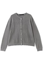 【ミズイロ インド/mizuiro ind】のstone wash mesh crew neck C/D カーディガン gray|ID: prp329100004862898 ipo3291000000036145212