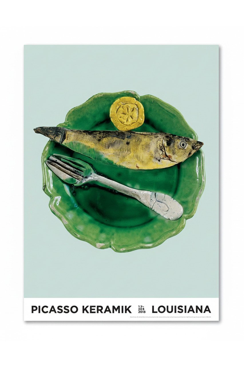 【その他のブランド/Other】の【ポスター】パブロ・ピカソStill-life with Fish Fork and Slice of Lemon (1955)【メーカー取り寄せ】 インテリア・キッズ・メンズ・レディースファッション・服の通販 founy(ファニー) 　新作・新入荷　New Arrivals / New In　-|ID: prp329100004862923 ipo3291000000036145607