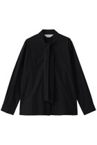 【ミディウミ/MidiUmi】のtie-neck shirt シャツ 人気、トレンドファッション・服の通販 founy(ファニー) ファッション Fashion レディースファッション Fashion for Women トップス・カットソー Cut & Sew Tops シャツ・ブラウス・オフィスカジュアル Elegant Blouses & Button-Ups 2026年 2026 シンプル Simple, Minimal ジャケット Jacket, Outerwear スリーブ Sleeve, Long Sleeve / Short Sleeve パーティ Party, Party Style フェミニン Feminine, Girly リボン Ribbon, Bow ロング Long, Long-Length 夏 Summer 春 Spring S/S・春夏 SS, Spring/Summer, Warm Season thumbnail black|ID: prp329100004862927 ipo3291000000036146875