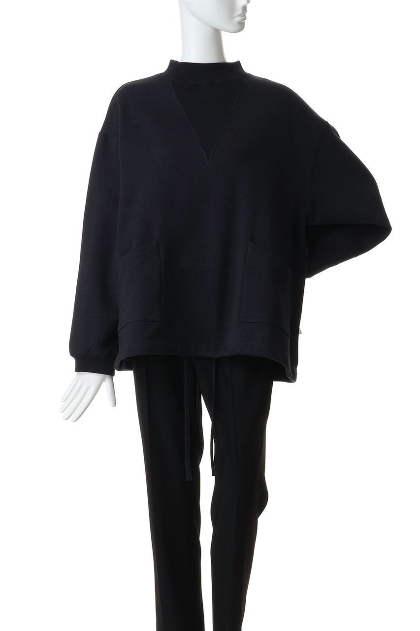 【ミディウミ/MidiUmi】のwork sweat PO プルオーバー 人気、トレンドファッション・服の通販 founy(ファニー) 　ファッション　Fashion　レディースファッション　Fashion for Women　トップス・カットソー　Cut & Sew Tops　シャツ・ブラウス・オフィスカジュアル　Elegant Blouses & Button-Ups　レディースパーカー・カジュアルフーディー　Casual Hoodies & Sweatshirts　ロングTシャツ・Tシャツ　Longline T-Shirts & Tees　カジュアルプルオーバー・ニットトップス　Pullovers & Knit Tops / Casual Pullovers　スウェット・クルーネックトップス　Sweatshirts & Crewnecks / Relaxed Fit Sweat Tops　カットソー・ベーシックTシャツ　Cut-and-Sewn Tops / Stretch Tees & Basics　2026年　2026　スウェット / スエット　Sweatshirt, Sweatwear　ドッキング　Docking, Mixed Material　ポケット　Pocket, Pocket Detail　夏　Summer　春　Spring　S/S・春夏　SS, Spring/Summer, Warm Season　other-6|ID: prp329100004862929 ipo3291000000036146902