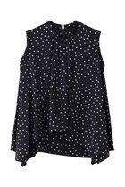 【ランバン オン ブルー/LANVIN en Bleu】のMarina dot/Heartブラウス 人気、トレンドファッション・服の通販 founy(ファニー) ファッション Fashion レディースファッション Fashion for Women トップス・カットソー Cut & Sew Tops キャミソール&ノースリーブ Camisoles & Sleeveless Tops シャツ・ブラウス・オフィスカジュアル Elegant Blouses & Button-Ups 2026年 2026 コレクション Collection, Seasonal Line サテン Satin, Glossy Fabric ジャケット Jacket, Outerwear ドット Polka Dot, Dot Pattern ノースリーブ Sleeveless, No-Sleeve プリント Print, Printed Pattern ランダム Random, Irregular レギュラー Regular, Standard Fit 夏 Summer 春 Spring S/S・春夏 SS, Spring/Summer, Warm Season thumbnail ネイビー|ID: prp329100004862935 ipo3291000000036147272