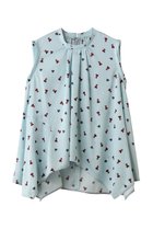 【ランバン オン ブルー/LANVIN en Bleu】のMarina dot/Heartブラウス 人気、トレンドファッション・服の通販 founy(ファニー) ファッション Fashion レディースファッション Fashion for Women トップス・カットソー Cut & Sew Tops キャミソール&ノースリーブ Camisoles & Sleeveless Tops シャツ・ブラウス・オフィスカジュアル Elegant Blouses & Button-Ups 2026年 2026 コレクション Collection, Seasonal Line サテン Satin, Glossy Fabric ジャケット Jacket, Outerwear ドット Polka Dot, Dot Pattern ノースリーブ Sleeveless, No-Sleeve プリント Print, Printed Pattern ランダム Random, Irregular レギュラー Regular, Standard Fit 夏 Summer 春 Spring S/S・春夏 SS, Spring/Summer, Warm Season thumbnail グリーン|ID: prp329100004862935 ipo3291000000036147273