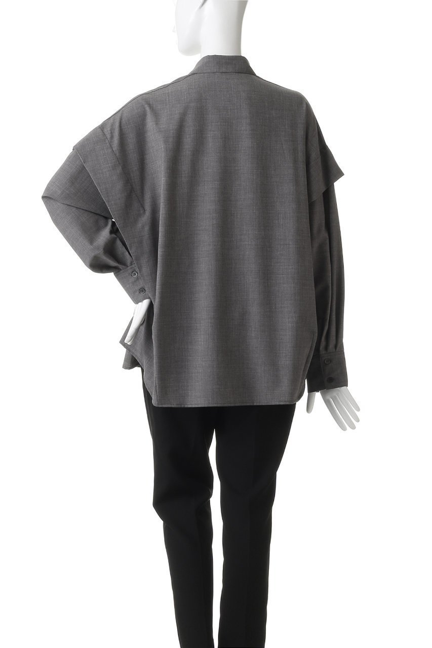 【マノフ/MANOF】のSHOULDER TUCK SHIRTSトップス 人気、トレンドファッション・服の通販 founy(ファニー) 　ファッション　Fashion　レディースファッション　Fashion for Women　トップス・カットソー　Cut & Sew Tops　シャツ・ブラウス・オフィスカジュアル　Elegant Blouses & Button-Ups　2026年　2026　シアー　Sheer, See-Through　スリーブ　Sleeve, Long Sleeve / Short Sleeve　ロング　Long, Long-Length　夏　Summer　春　Spring　S/S・春夏　SS, Spring/Summer, Warm Season　other-4|ID: prp329100004862941 ipo3291000000036147342