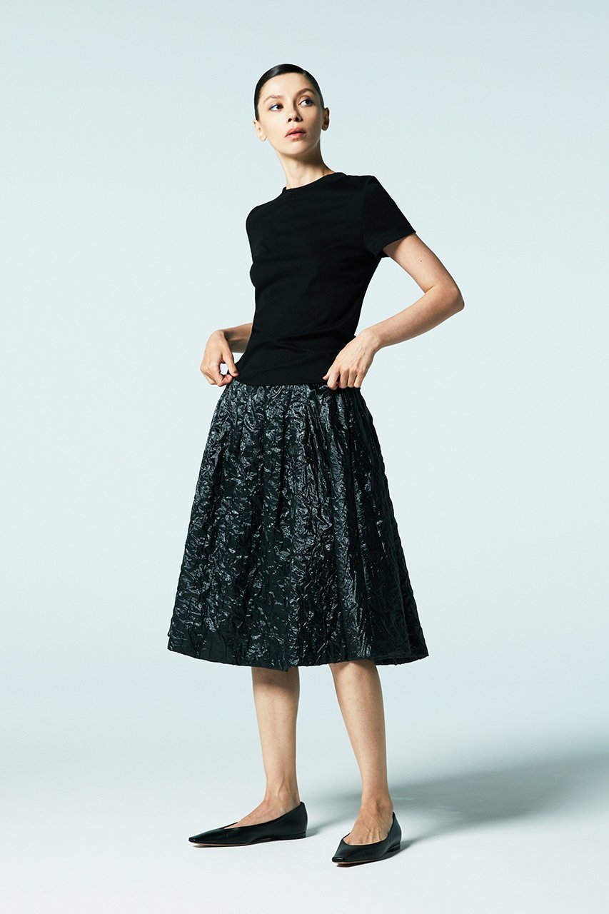 【オーヴィル/EAUVIRE】のコンパクトTシャツ 人気、トレンドファッション・服の通販 founy(ファニー) ファッション Fashion レディースファッション Fashion for Women トップス・カットソー Cut & Sew Tops シャツ・ブラウス・オフィスカジュアル Elegant Blouses & Button-Ups ロングTシャツ・Tシャツ Longline T-Shirts & Tees カットソー・ベーシックTシャツ Cut-and-Sewn Tops / Stretch Tees & Basics なめらか Smooth, Silky Texture コンパクト Compact, Small Size ショート Short, Short Length スリーブ Sleeve, Long Sleeve / Short Sleeve フィット Fit, Slim Fit other-6|ID: prp329100004862949 ipo3291000000036148743