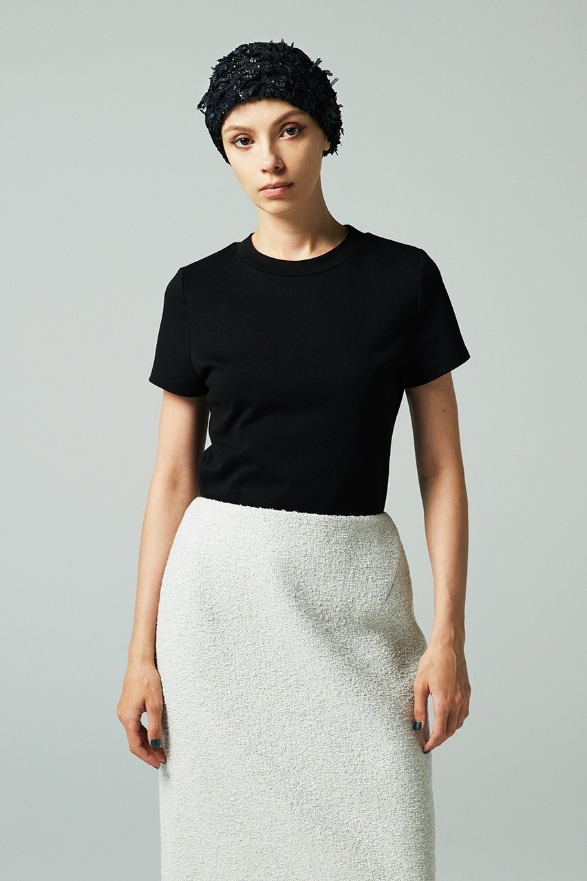 【オーヴィル/EAUVIRE】のコンパクトTシャツ 人気、トレンドファッション・服の通販 founy(ファニー) ファッション Fashion レディースファッション Fashion for Women トップス・カットソー Cut & Sew Tops シャツ・ブラウス・オフィスカジュアル Elegant Blouses & Button-Ups ロングTシャツ・Tシャツ Longline T-Shirts & Tees カットソー・ベーシックTシャツ Cut-and-Sewn Tops / Stretch Tees & Basics なめらか Smooth, Silky Texture コンパクト Compact, Small Size ショート Short, Short Length スリーブ Sleeve, Long Sleeve / Short Sleeve フィット Fit, Slim Fit other-8|ID: prp329100004862949 ipo3291000000036148745