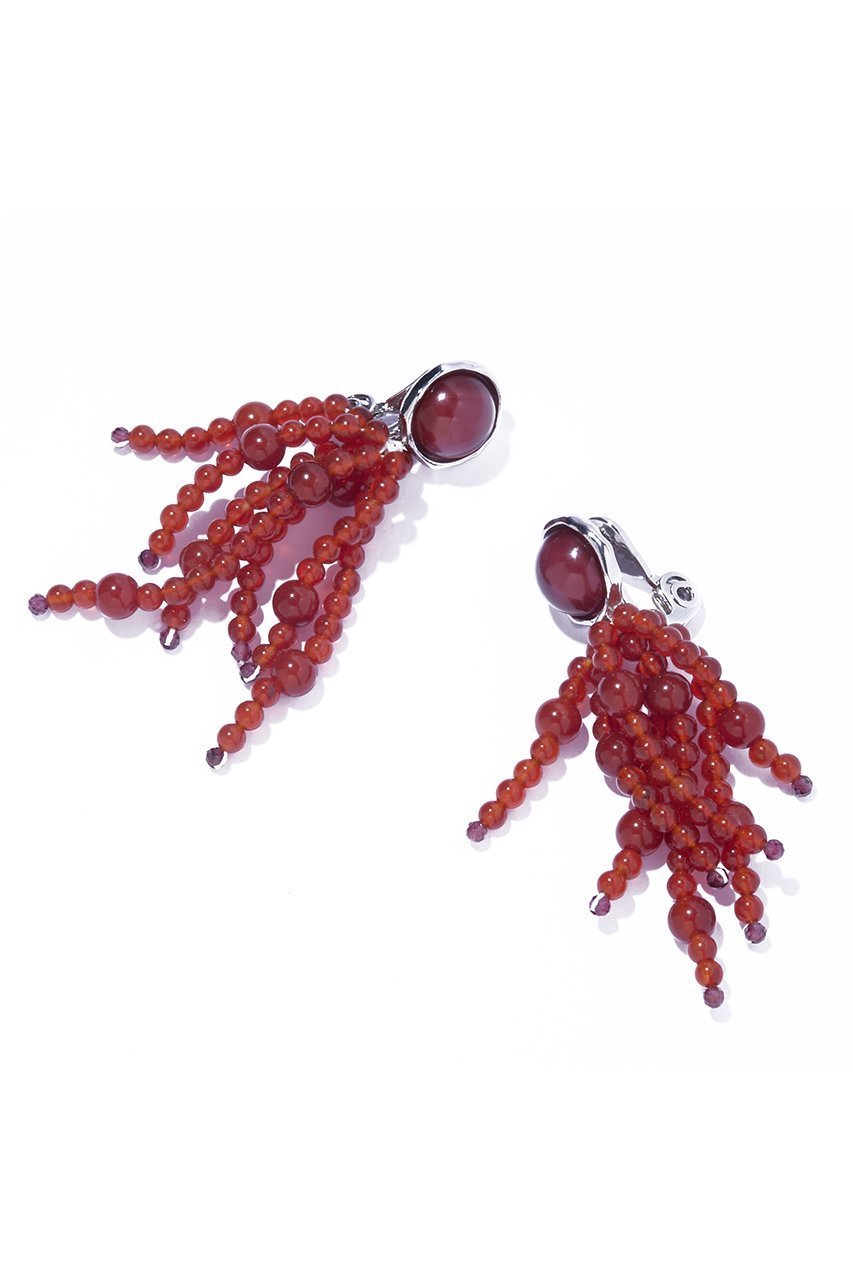 【イリスフォーセブン/IRIS 47】のtarantella red agate イヤリング 人気、トレンドファッション・服の通販 founy(ファニー) 　ファッション　Fashion　レディースファッション　Fashion for Women　ジュエリー　Jewelry　ファッションリング　Fashion Rings　イヤリング・フープ・ドロップタイプ　Hoop, Drop & Clip Earrings　2026年　2026　おすすめ　Recommended / Our Picks　イヤリング　Earrings　キャップ　Cap, Baseball Cap　コーティング　Coating, Coated Finish　シリコン　Silicone, Silicone Material　夏　Summer　春　Spring　S/S・春夏　SS, Spring/Summer, Warm Season　other-2|ID: prp329100004864002 ipo3291000000036189902